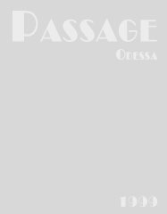 Passage Odessa, 1999